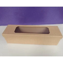 Aufbewahrung BOX / Karton / Geschenkverpackung für Kerzen mit Sichtfenster