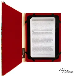 aufklappbare eBook-Reader-Hülle z.B. für Kindle tolino Pocketbook