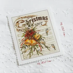 Aufnäher Applikation nostalgische Patches Vintage nostalgische Christmas