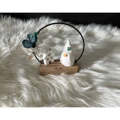 Aufsteller mit Wichtel, Wichteldekoration, "weil du mir wicht(el)ig bist"