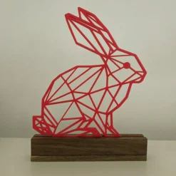 Aufsteller Osterhase geometrisch