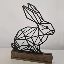 Aufsteller Osterhase geometrisch