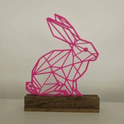Aufsteller Osterhase geometrisch