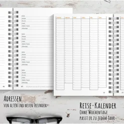 Australien Reisetagebuch zum selberschreiben / als Abschiedsgeschenk - DIN A5 mit interaktiven Aufgaben & Reise-Zitaten