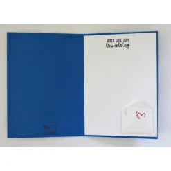 Auswahl 1-5 Grußkarten Stilvolle 3D Geburtstagskarten mit Schnecke 100% Handarbeit