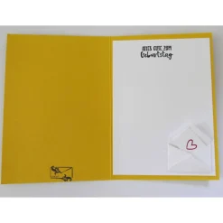 Auswahl 1-5 Grußkarten Stilvolle 3D Geburtstagskarten mit Schnecke 100% Handarbeit