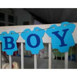 Baby Boy Girlande