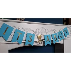 Baby Girlande zur Geburt - Babyparty-Girlande - Babyparty-Dekoration - Geburtsgirlande - Geburtsdekoration