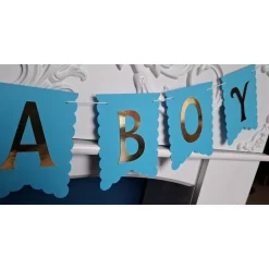 Baby Girlande zur Geburt - Babyparty-Girlande - Babyparty-Dekoration - Geburtsgirlande - Geburtsdekoration