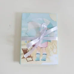 Babyalbum Leporello Mädchen – Mini-Album für Babyfotos, 15 x 11 cm, Geschenkidee