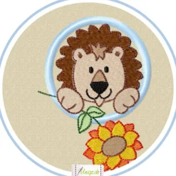 Babybadetuch mit Namen und Wunschmotiv, Geschenkidee - Taufe - Geburt