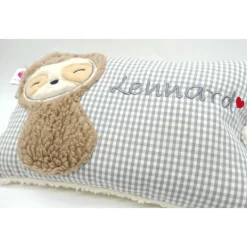 Babyfaultier Faultier Sloth Taufkissen Kuschelkissen Kindergartenkissen Geburtsgeschenk Kinderkissen Taufgeschenk