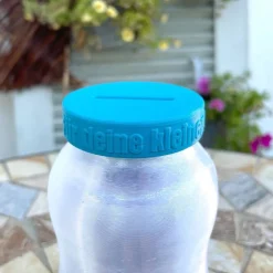 Babyflasche Spardose, personalisiert - über 50 Farben