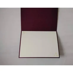 Babykarte "Zebra" in brombeere und mango