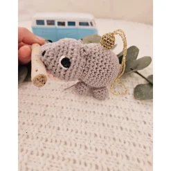 Babynilpferd / Hippo Weihnachtsbaumschmuck / Hängeornament