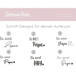 Babysocke zur Schwangerschaftsverkündung – Personalisiertes Geschenk für werdende Eltern & Großeltern