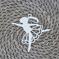 Ballerina Bunnies aus Holz in mehreren Größen, 100 mm und 130 mm | Osterdekoration | Geschenkanhänger | Osterstrauß