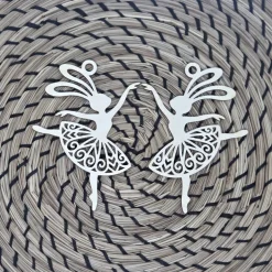 Ballerina Bunnies aus Holz in mehreren Größen, 100 mm und 130 mm | Osterdekoration | Geschenkanhänger | Osterstrauß