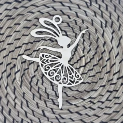 Ballerina Bunnies aus Holz in mehreren Größen, 100 mm und 130 mm | Osterdekoration | Geschenkanhänger | Osterstrauß