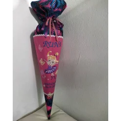Ballerina Stoffschultüte, Zuckertüte, mit Name