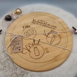 Bambusbrett Lieber Weihnachtsmann