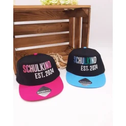 Basecap Schulkind 2024 | Cap bestickt | Snapback | Cap | One Size | Geschenk zur Einschulung | Cappy | Mütze