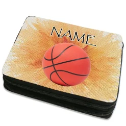 Basketball Federmäppchen inkl. Inhalt mit Name / personalisierbar