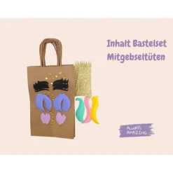 Bastelbox Einhorn | Einladungskarten Einhorn | Einladung Kindergeburtstag | Mitgebseltüten | Girlande Einhorn