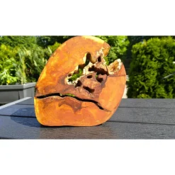 Baumscheibe, Holzscheibe, gestockt, Erle, Holz, Bastelholz, Holzdeko, Dekoration,Holz