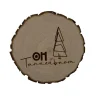 Baumscheibe Holzscheibe Holzbrett 16-19 cm Weihnachten Gravur Holz Baum Rinde braun natur Tannenbaum Christschmuck