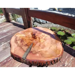 Baumscheibe, Tisch-Platte, TablettBaumscheibe Holzscheibe Hochzeitdeko,Dekoration, Tischdeko, Unikat