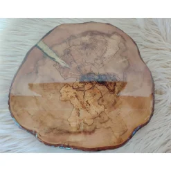 Baumscheibe, Tisch-Platte, TablettBaumscheibe Holzscheibe Hochzeitdeko,Dekoration, Tischdeko, Unikat