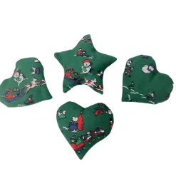 Baumschmuck 4-er Set grün