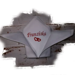 Baumwolle Stoffservietten mit Namen zur Hochzeit