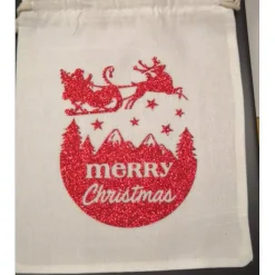 Baumwollsäckchen mit Folie bedruckt 20x 24cm