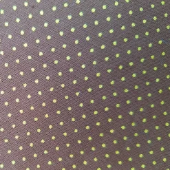 Baumwollstoff braun mit Punktenl in Gold,Weihnachtsstoff, Meterware, Winterstoff, Breite 1,40 m, 100% Baumwolle