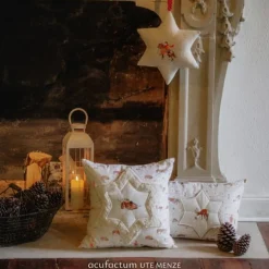 Baumwollstoff Kinder und Rentiere von acufactum by Sophia Drescher  – OEKO-TEX –  Weihnachtsmotiv - ab 30 x 145 cm