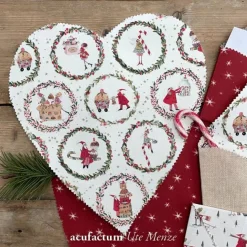 Baumwollstoff Weihnachtsleckerei von acufactum by Silke Leffler – OEKO-TEX – ab 0,3 m Stoff mit Weihnachtsmotiv