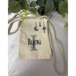 Bayram Eid Geldbeutel – Nachhaltige Geschenkverpackung & Umhängetasche personalisierbar