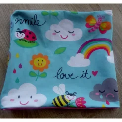 Beanie und Loop im Set / für Jungs und Mädchen / beidseitig tragbar / Kopfumfang 45 - 52 cm