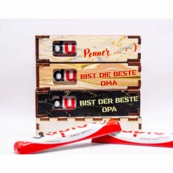 Bedruckte Schokoriegel Holzbox incl. Duplo | kleines Mitbringsel | Geschenk Box |  Duplobox