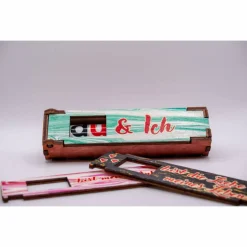 Bedruckte Schokoriegel Holzbox incl. Duplo | kleines Mitbringsel | Geschenk Box |  Duplobox