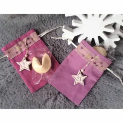 befüllbare Adventskalendersäckchen rosa