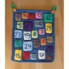 Befüllbarer Adventskalender (gehäkelt/genäht) blau-bunt