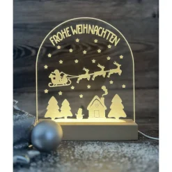 Beleuchtetes Schild, Weihnachten, Weihnachtsdekoration, Nachtlicht, beleuchtetes Acrylglas, verschiedene Modelle