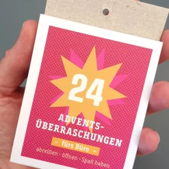 Überraschungs-Büro-Adventskalender – 24 witzige Aufgaben für Kollegen