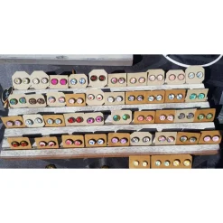 Überraschungs-Ohrringe 12mm Cabochon Ohrstecker Bronze oder Silber – Einzigartiger Modeschmuck