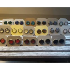 Überraschungs-Ohrringe 12mm Cabochon Ohrstecker Bronze oder Silber – Einzigartiger Modeschmuck