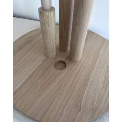 Besonderer Adventskranz aus hochwertigem Eichenholz