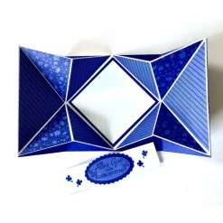 Besonders geformte  Pop-up Glückwunschkarte zum Geburtstag Handarbeit Stampin up  Unikat